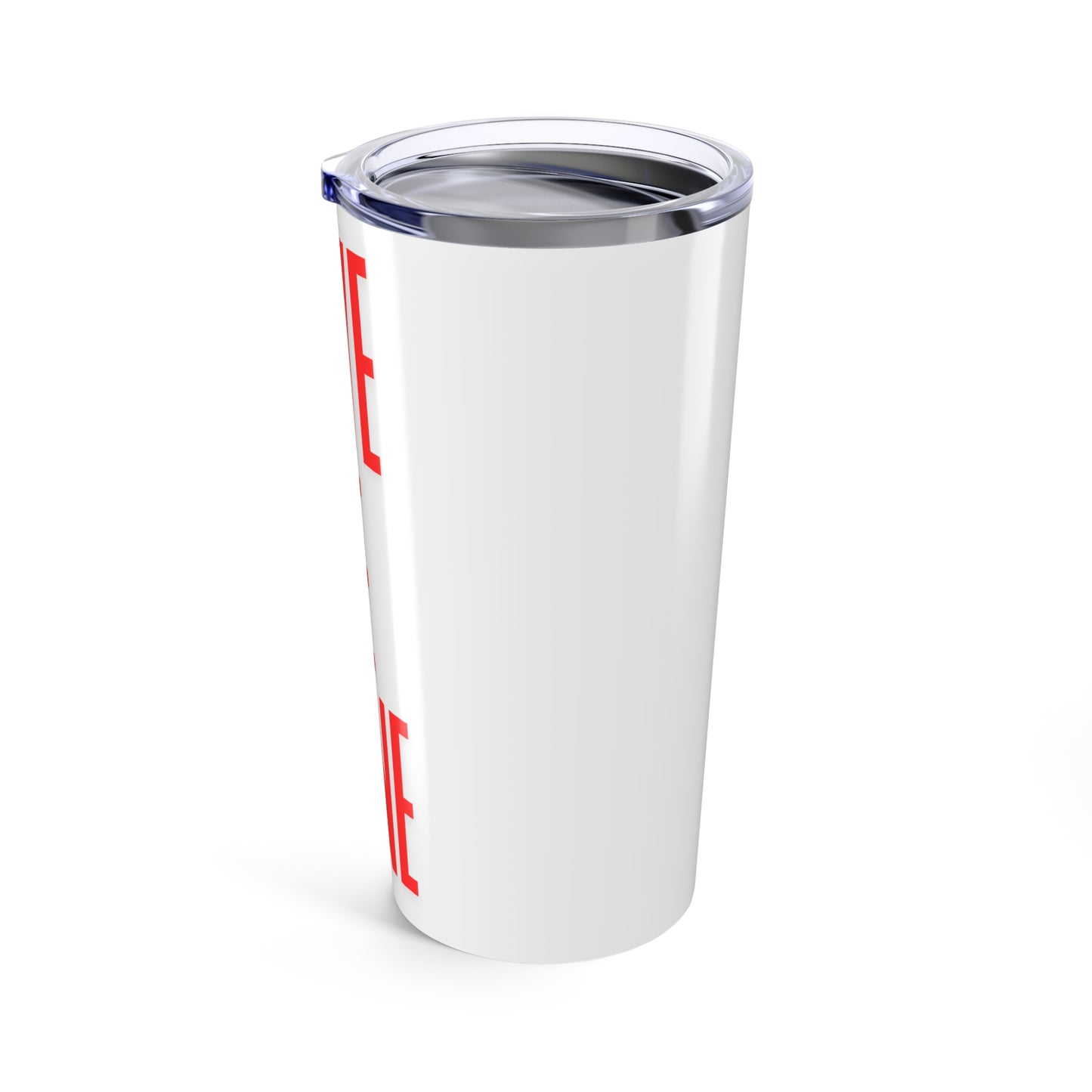 Leave Me Alone 20oz Tumbler – Funny Bold Red Typography Travel Cup