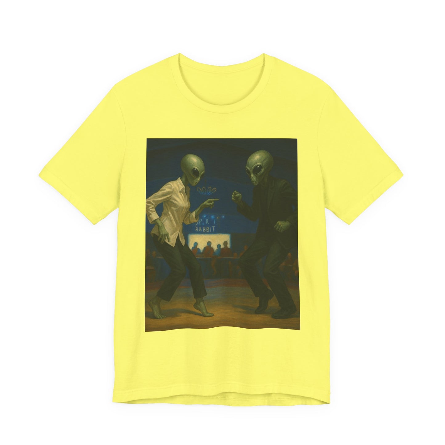 Alien Sightseeing T‑Shirt — Retro UFO Illustration Tee