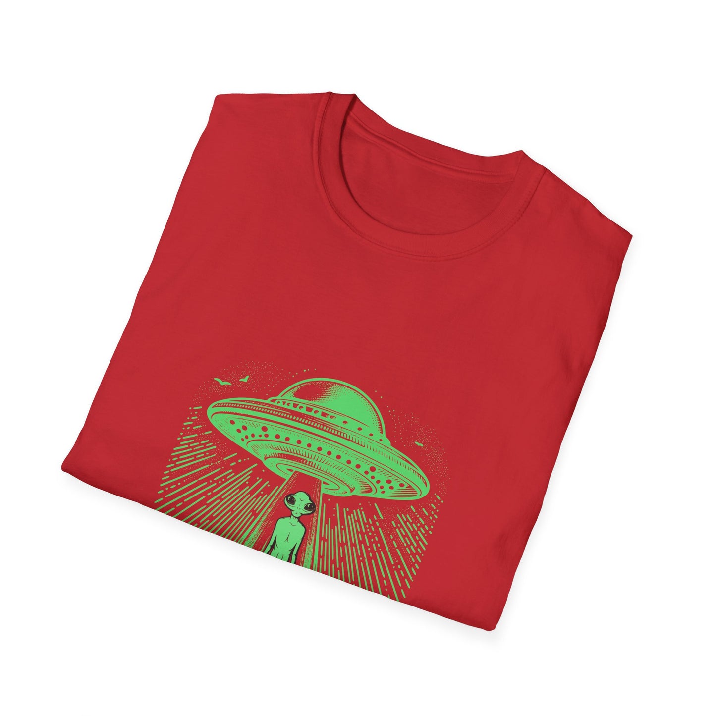 Alien Visitors T-Shirt — Retro UFO Graphic Tee