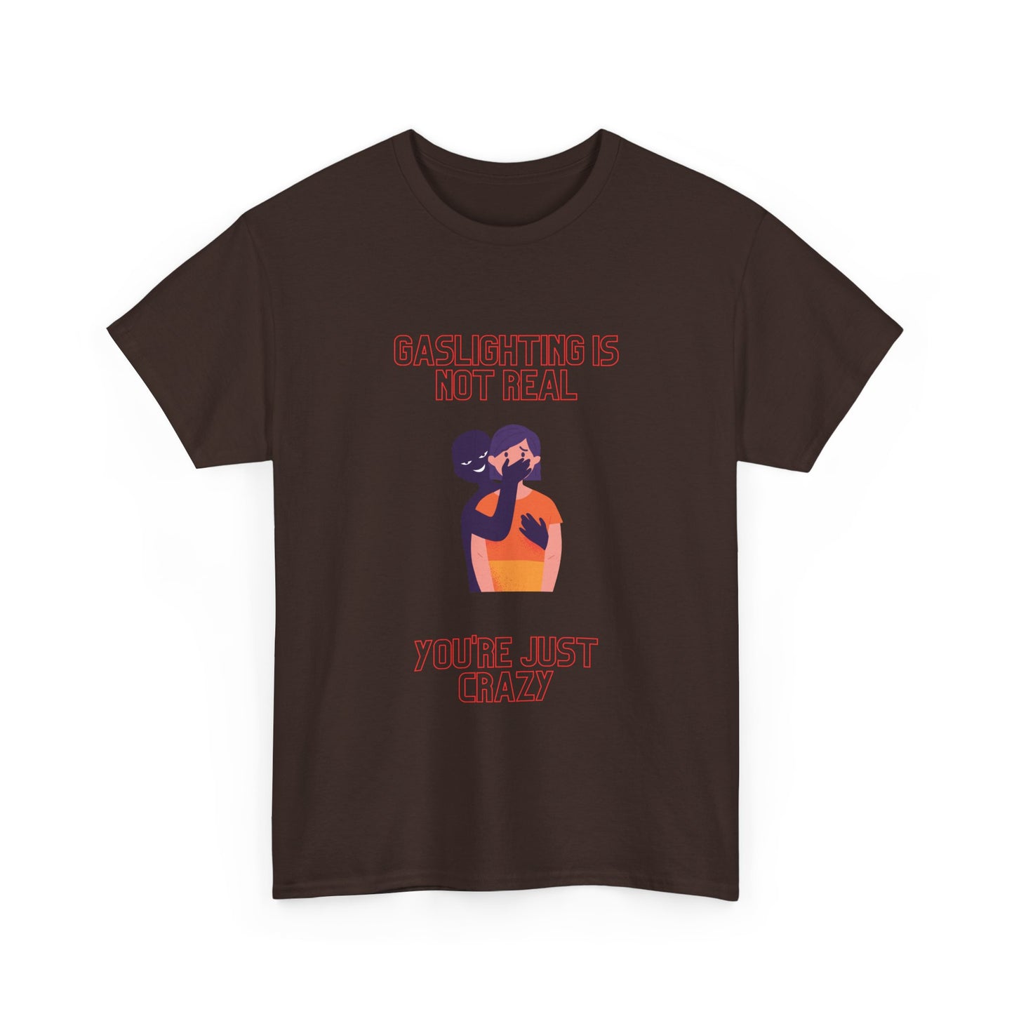 T-Shirt — "Gaslighting" Abstract Couple Graphic Tee
