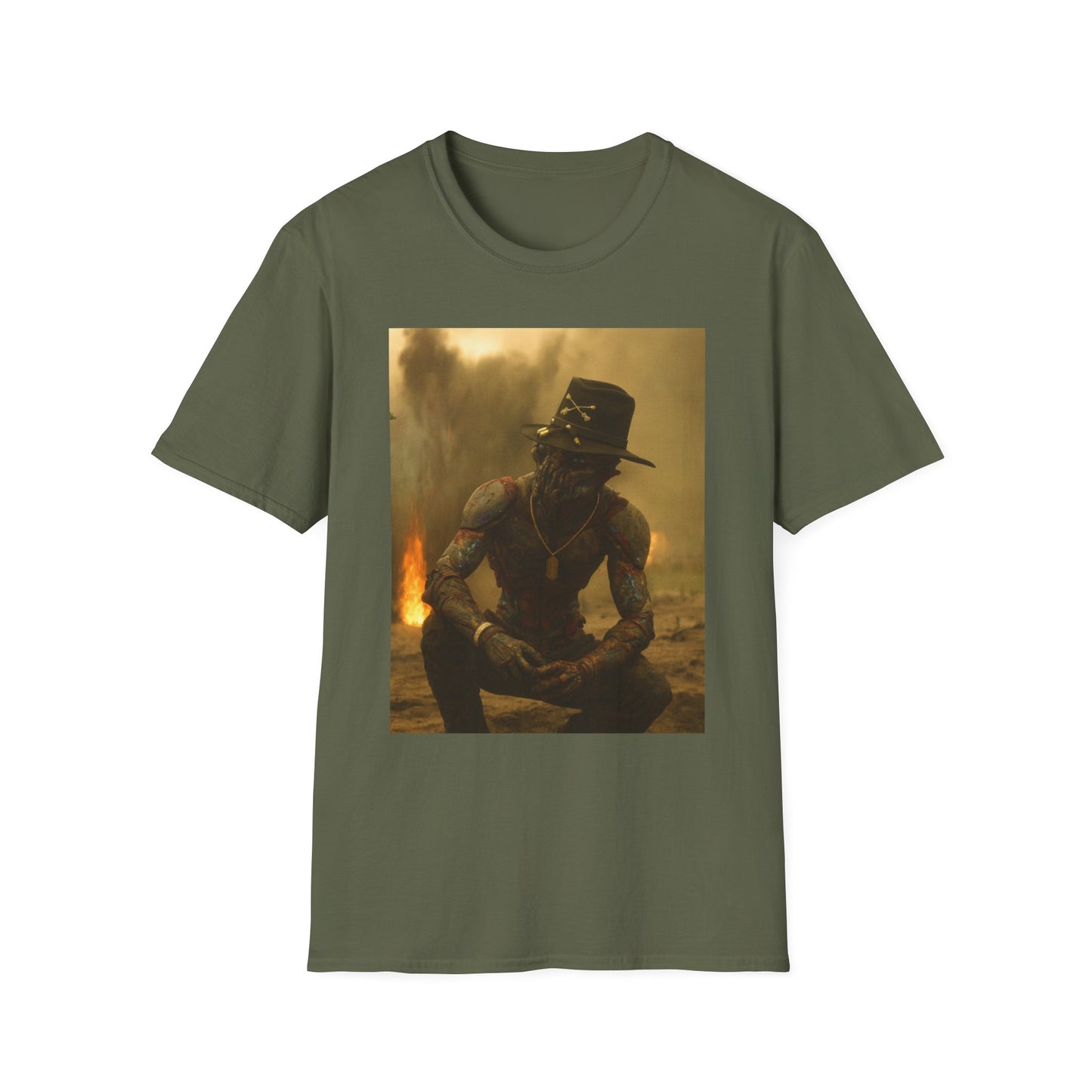 Graphic T-Shirt — Dark Cowboy Post-Apocalyptic Scene