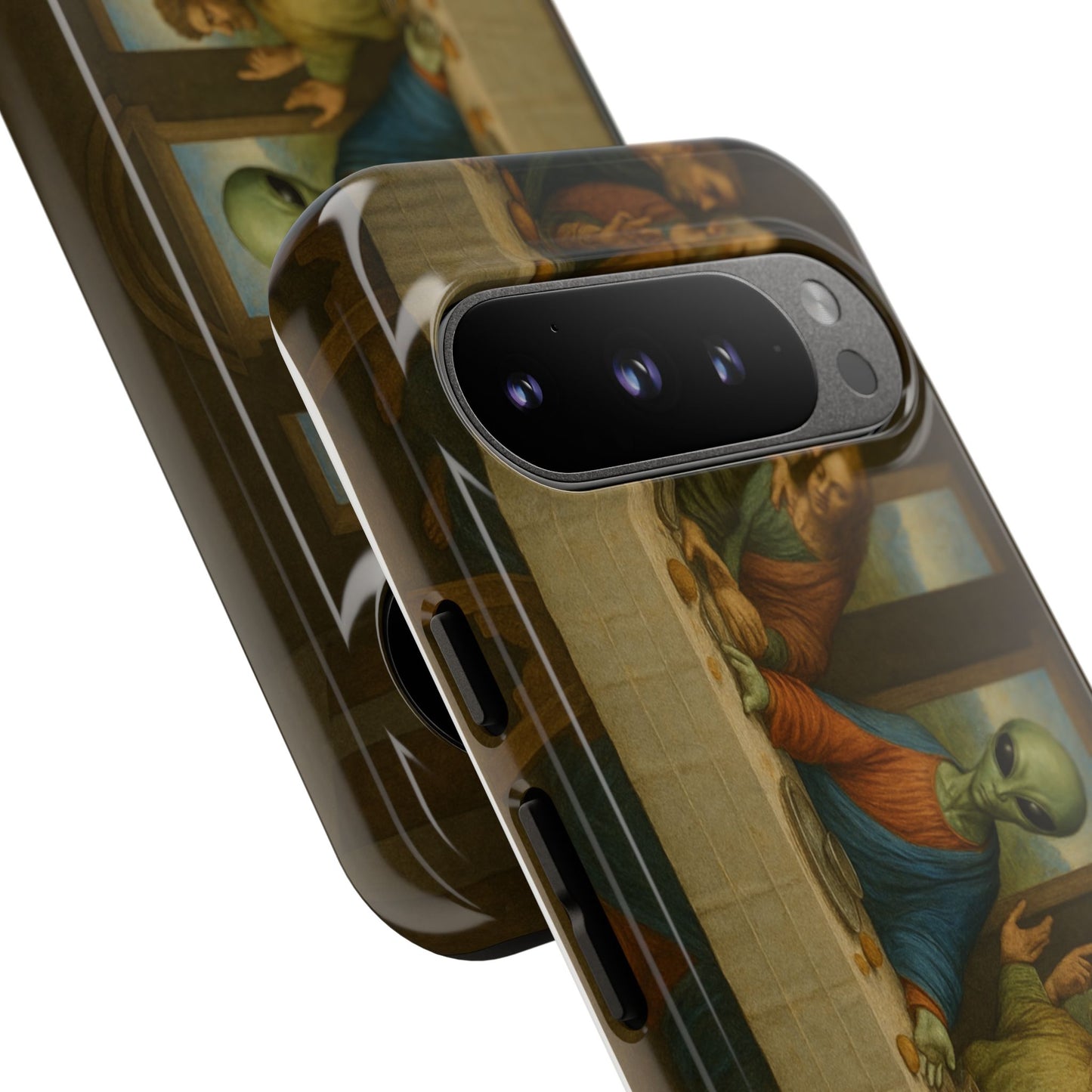 Phone Case - 'The Last Supper' Alien Parody Protective Cover