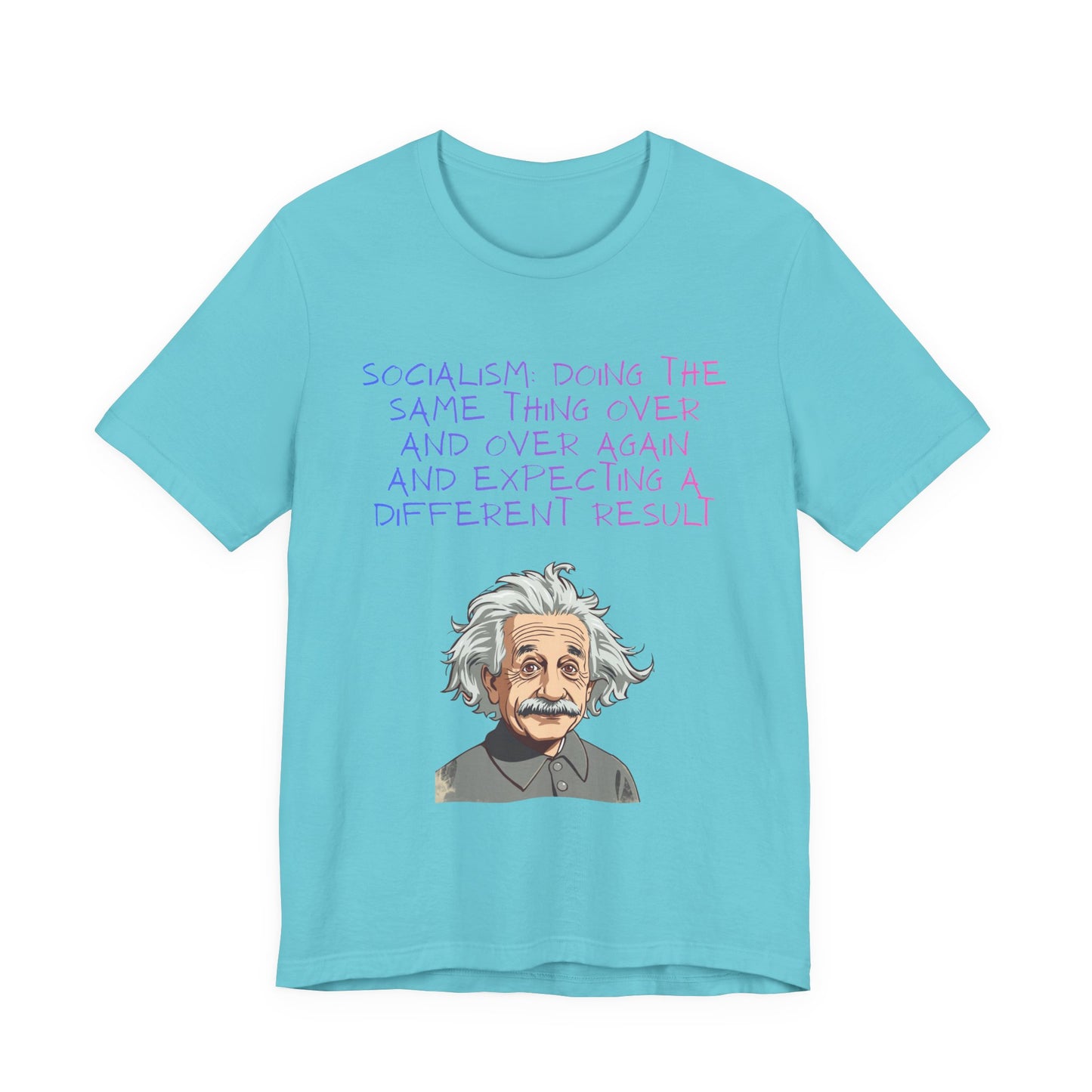 Einstein Graphic Tee — "Doing the Same Thing Over and Over" Funny Science T‑Shirt