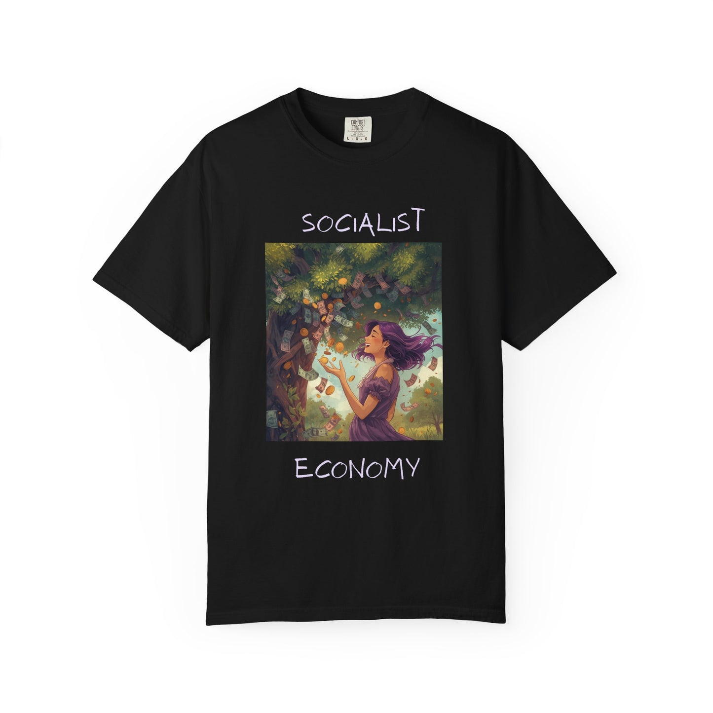 Socialist Economy T-Shirt — Illustrated Garden Graphic Tee