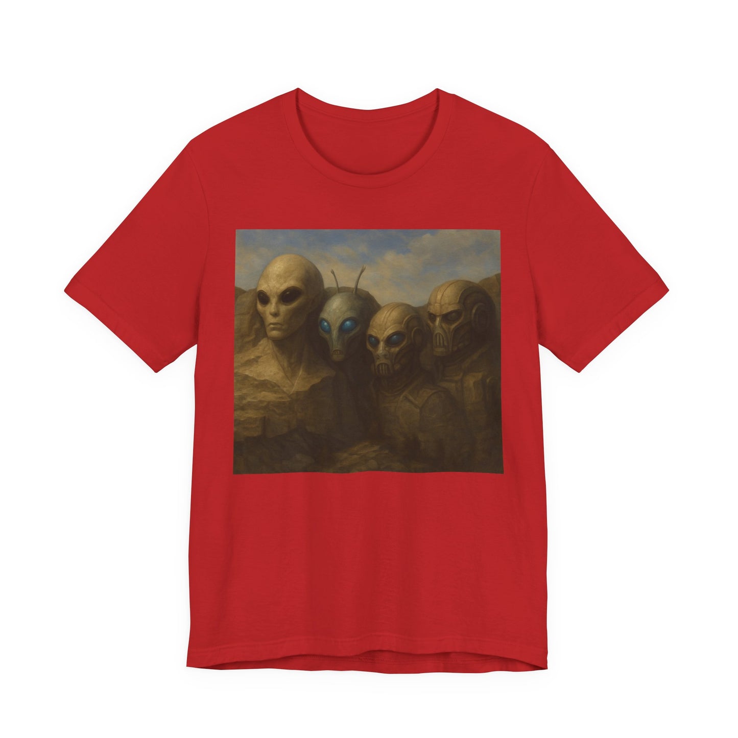 Alien Portrait T-Shirt — Vintage Sci‑Fi Art Tee