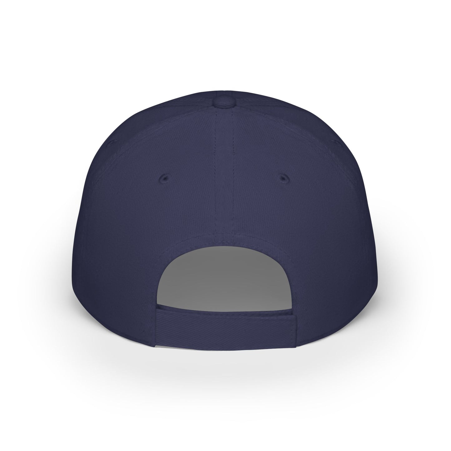 Low Profile Cap — 'Leave Me Alone' Minimalist Black Baseball Hat