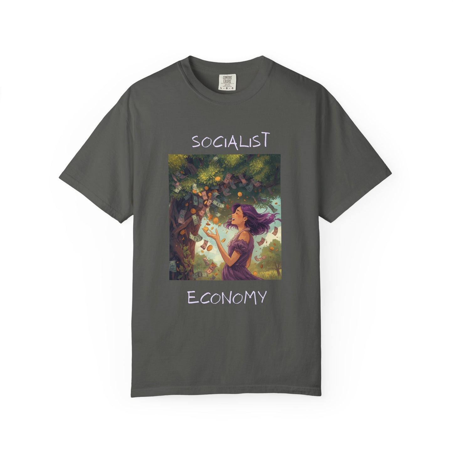 Socialist Economy T-Shirt — Illustrated Garden Graphic Tee