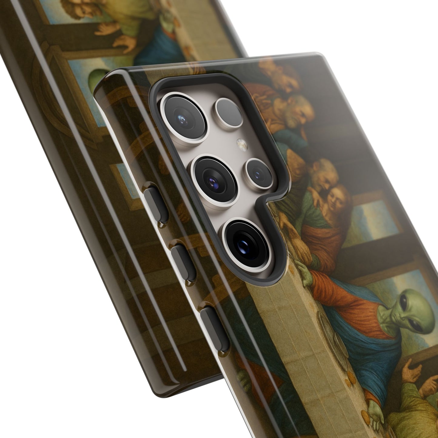 Phone Case - 'The Last Supper' Alien Parody Protective Cover