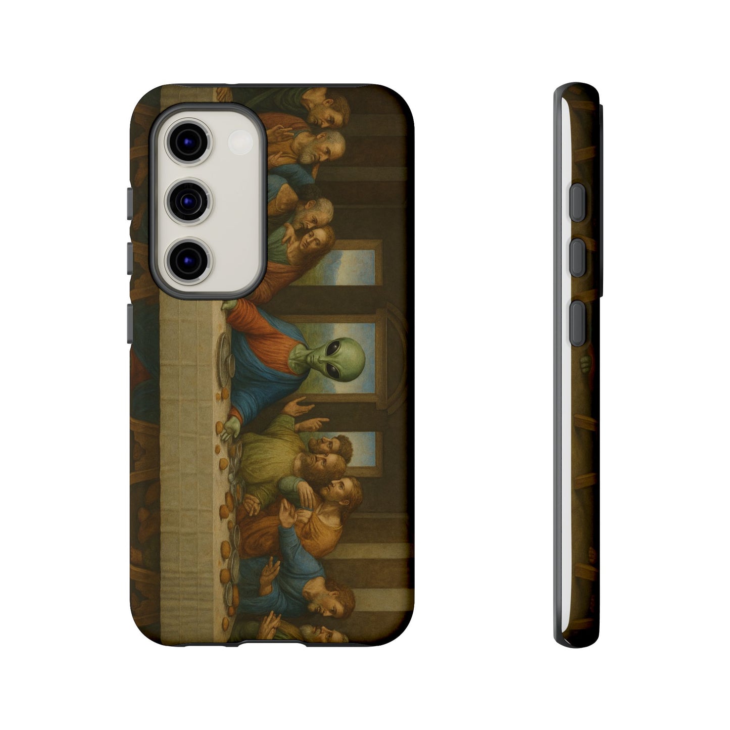 Phone Case - 'The Last Supper' Alien Parody Protective Cover