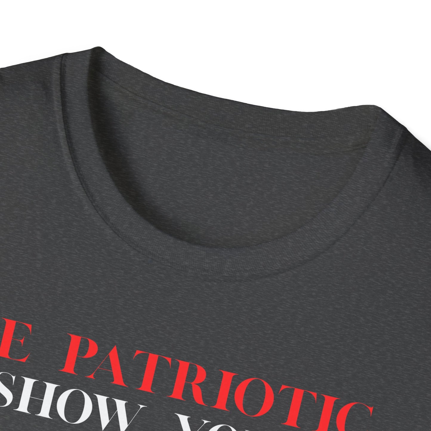 Graphic T-Shirt — "Be Patriotic Show Your Boobs to a Veteran" (Veteran Humor Tee)