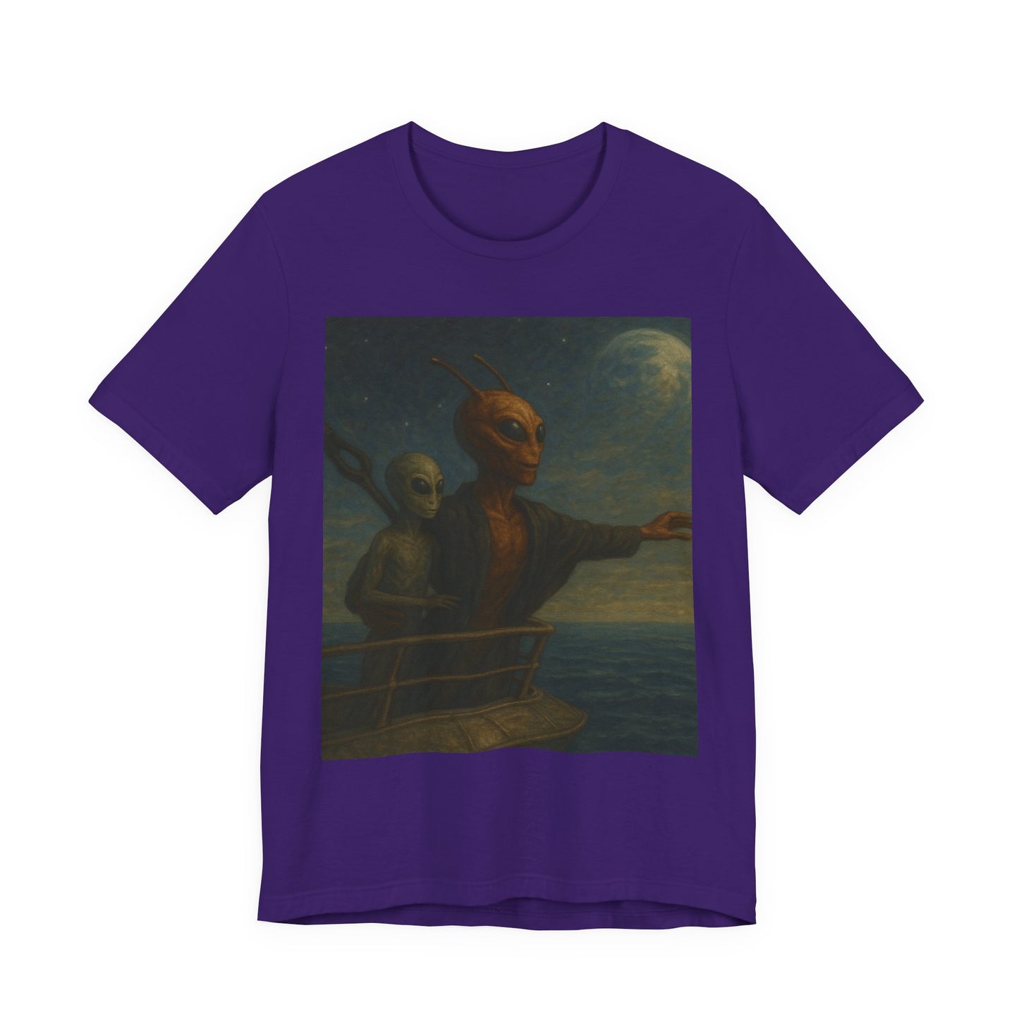 Alien Voyage T‑Shirt — Vintage Surreal Art Tee