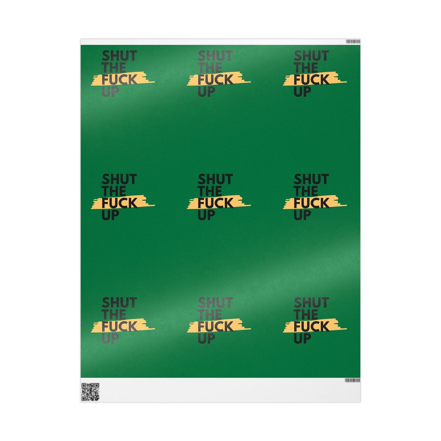 Green Tractor Pattern Wrapping Paper — Farm-Themed Gift Wrap Roll