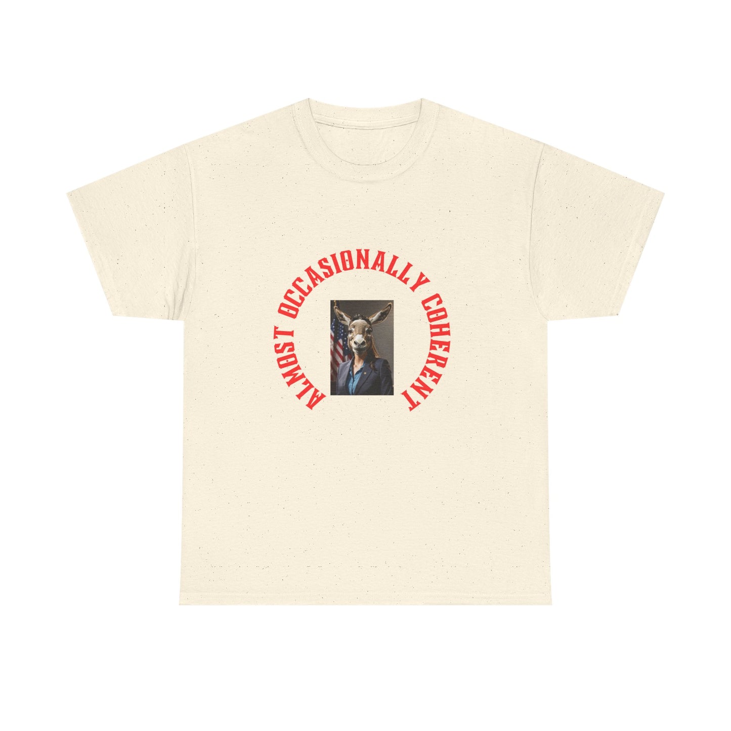 T-Shirt — Almost Occasionally Cheeky (Vintage Dog Portrait)