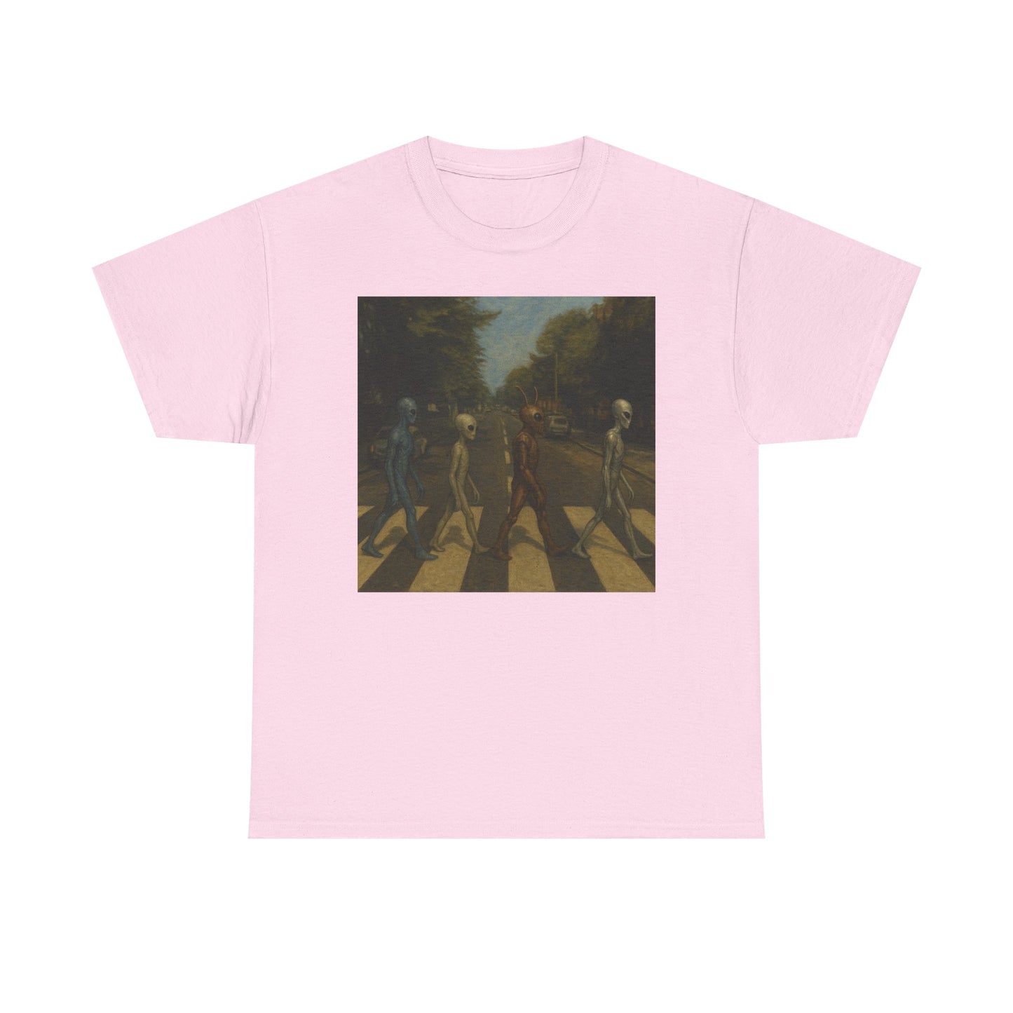 T-Shirt — Retro Abbey Road Skull Crossing Graphic Tee