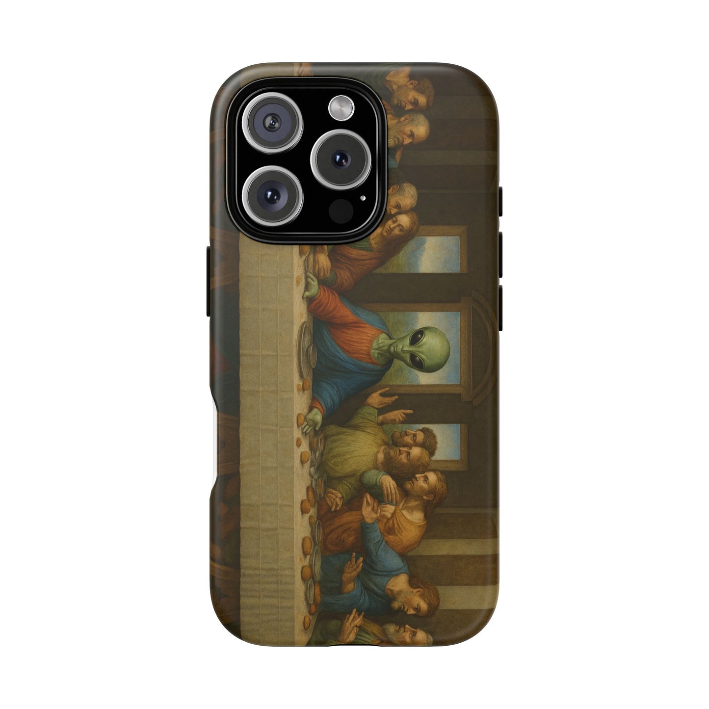 Phone Case - 'The Last Supper' Alien Parody Protective Cover