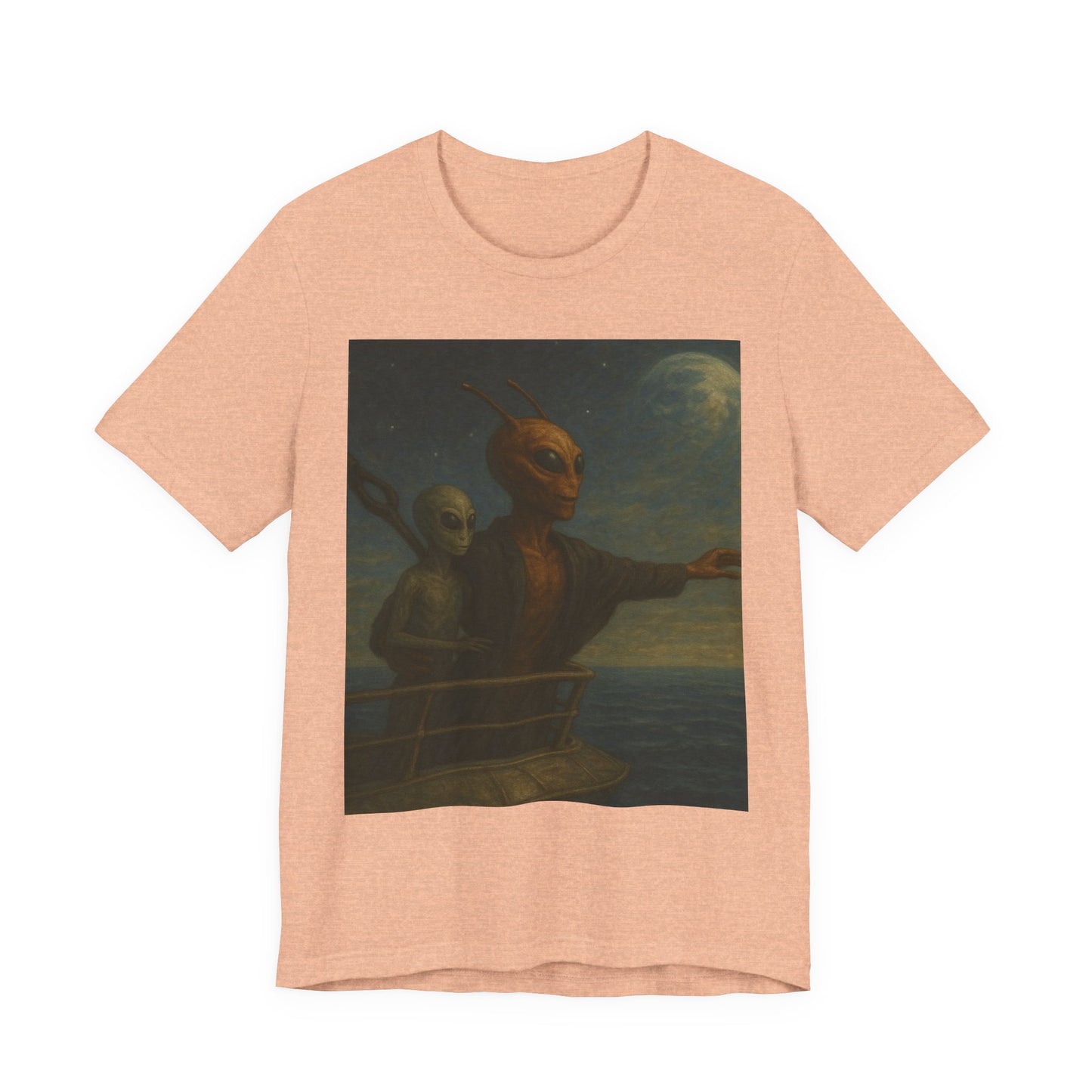 Alien Voyage T‑Shirt — Vintage Surreal Art Tee