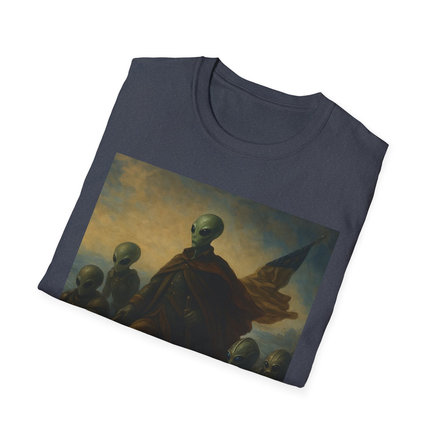 Alien Revolution T-Shirt — Vintage Portrait of Extraterrestrial Leaders