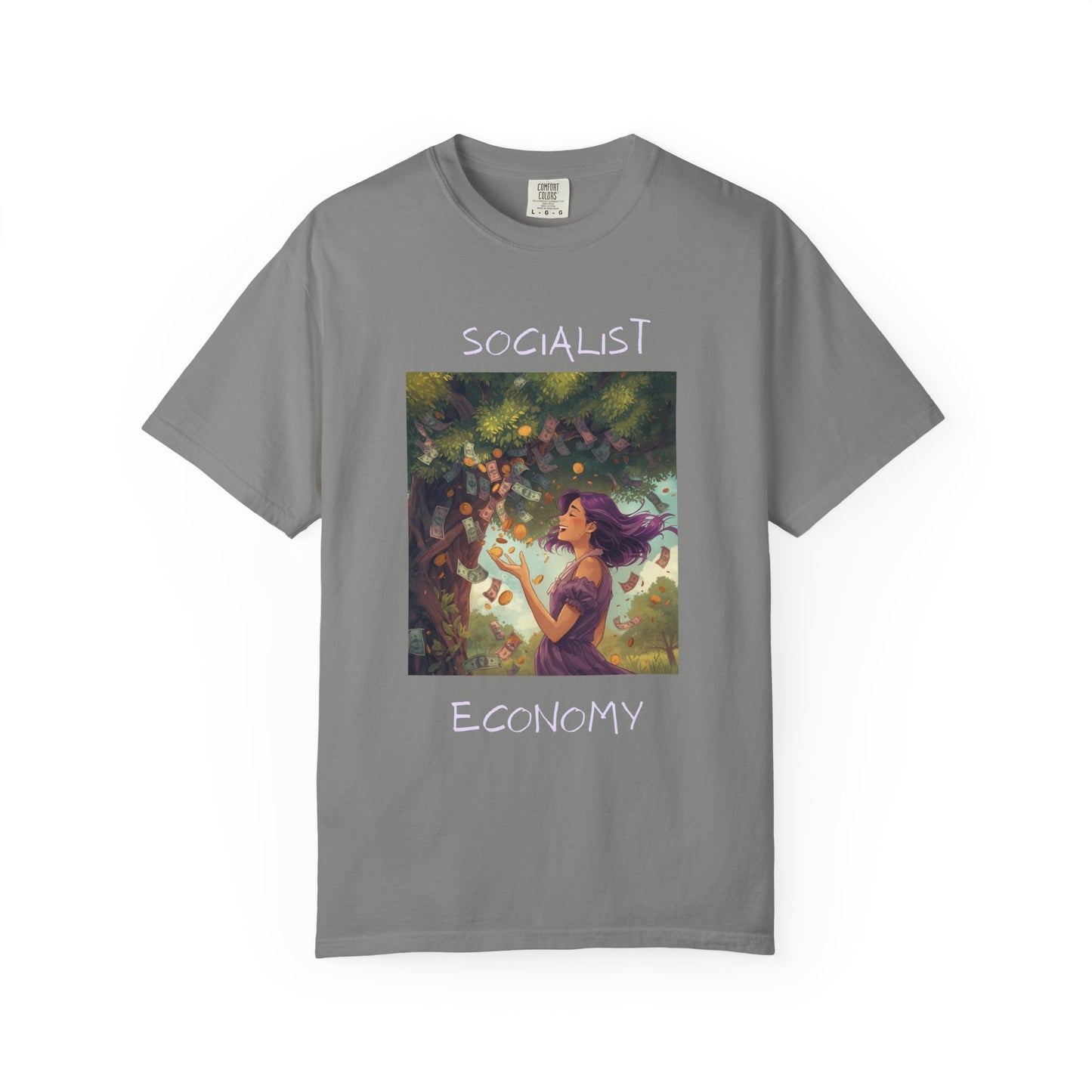 Socialist Economy T-Shirt — Illustrated Garden Graphic Tee