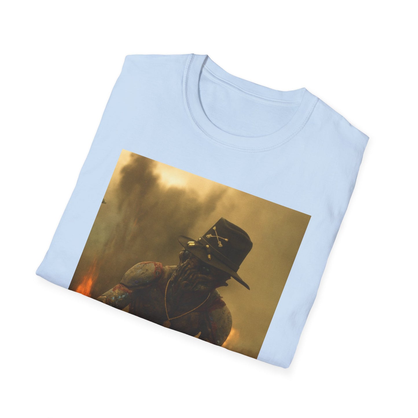 Graphic T-Shirt — Dark Cowboy Post-Apocalyptic Scene