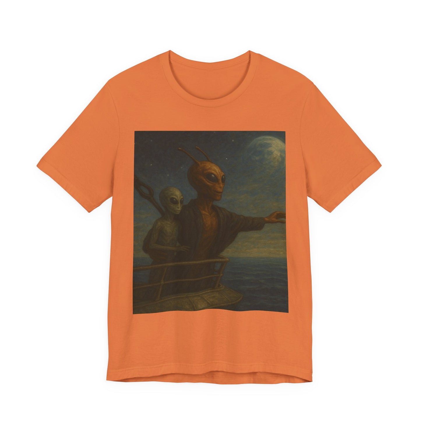 Alien Voyage T‑Shirt — Vintage Surreal Art Tee