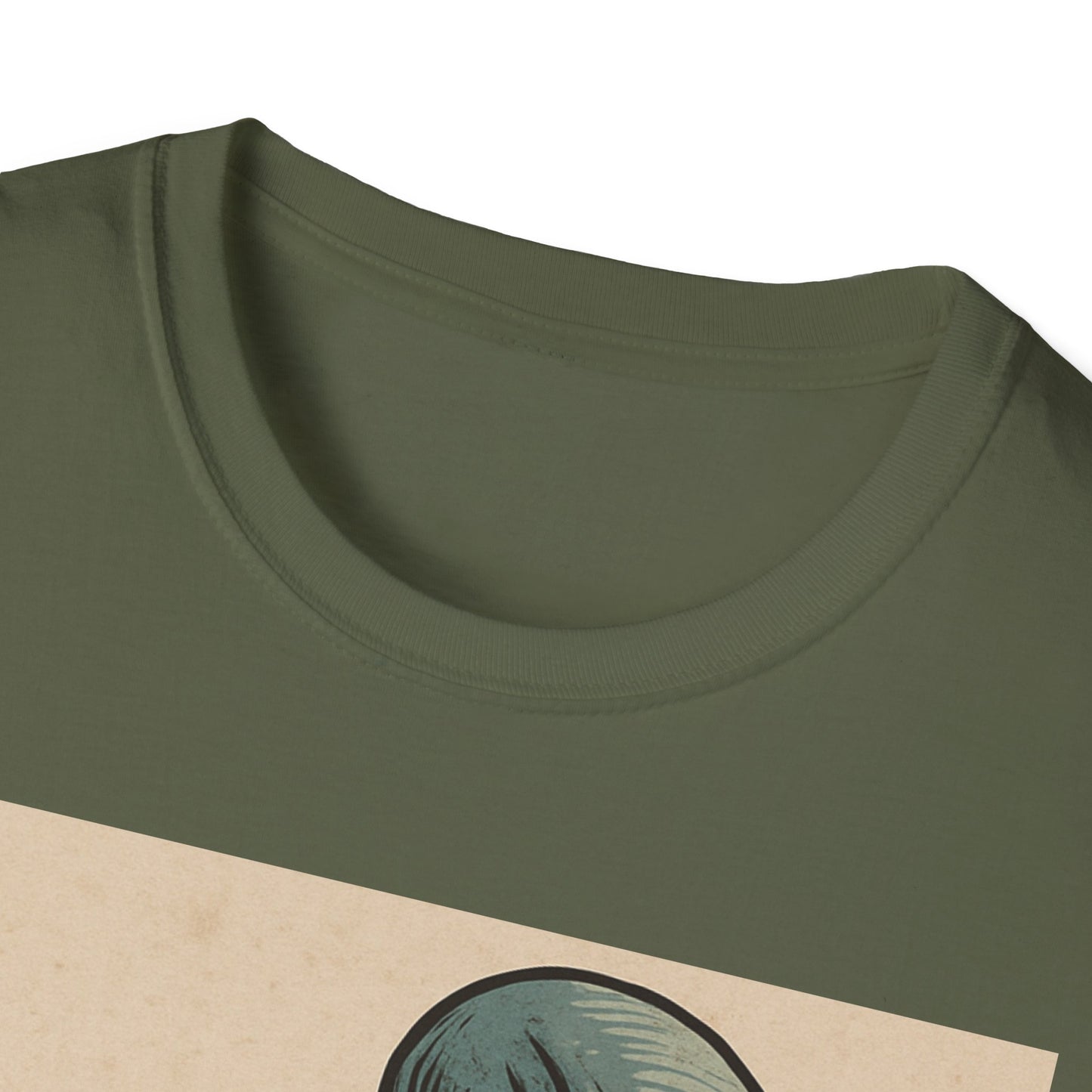 Alien Thinker T-Shirt — Retro Art Sci‑Fi Graphic Tee