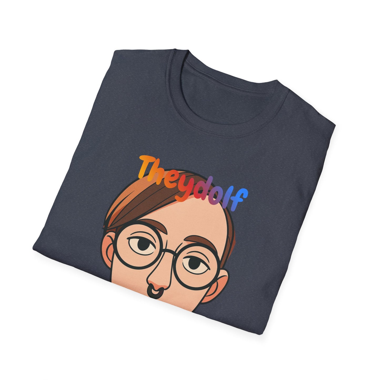 Pronoun Pride T-Shirt — They/Them Illustrated Portrait Tee