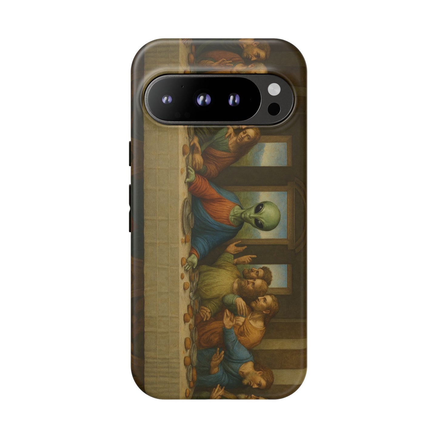 Phone Case - 'The Last Supper' Alien Parody Protective Cover