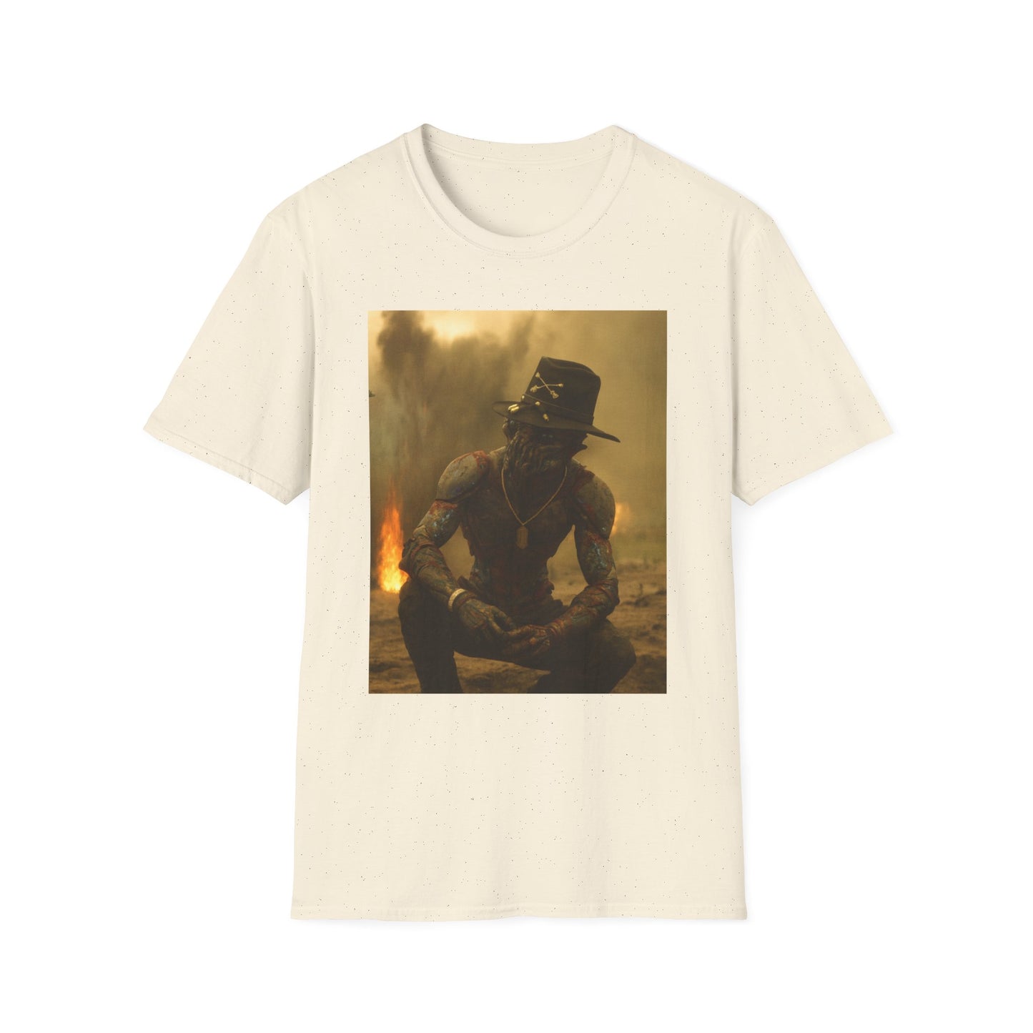 Graphic T-Shirt — Dark Cowboy Post-Apocalyptic Scene