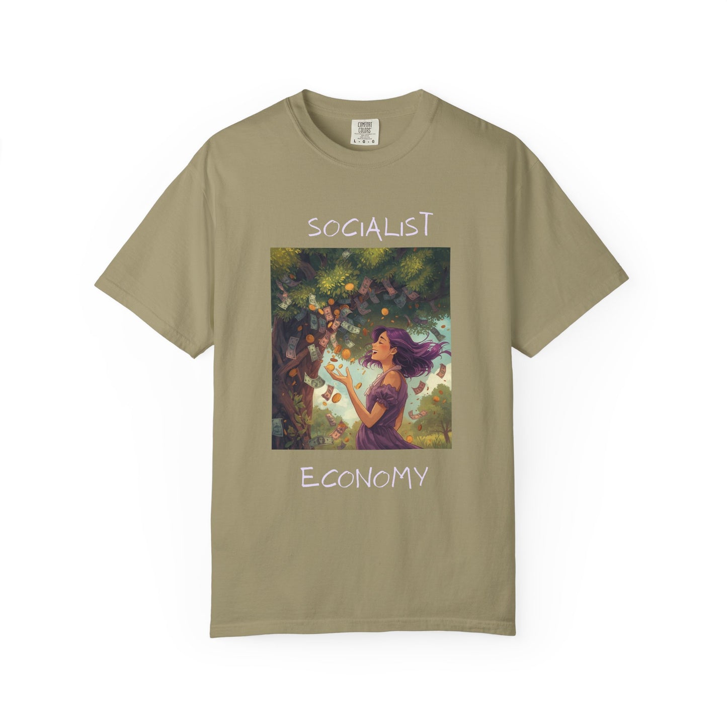 Socialist Economy T-Shirt — Illustrated Garden Graphic Tee