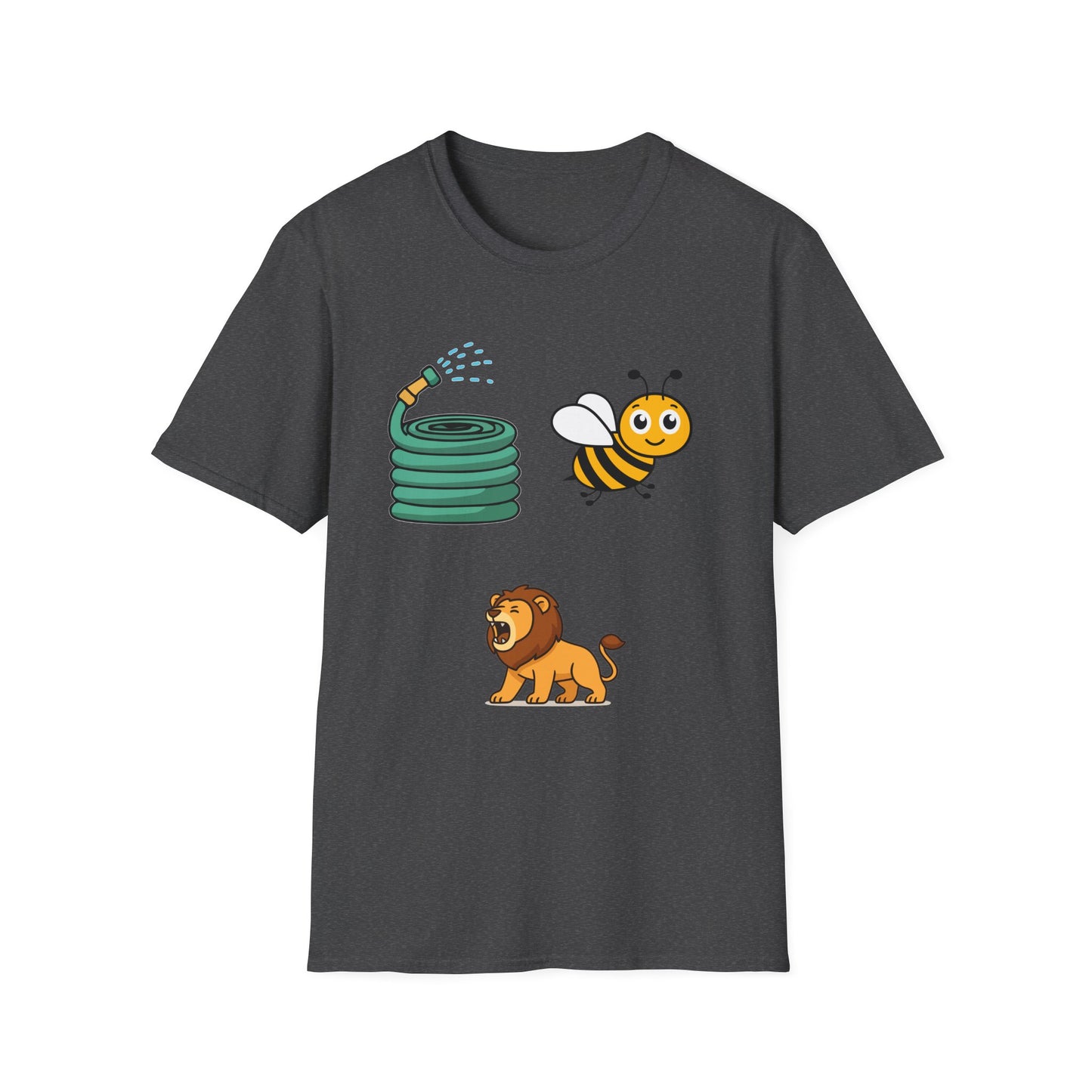Bee Hose Lion T-Shirt — Cute Pun Garden Tee