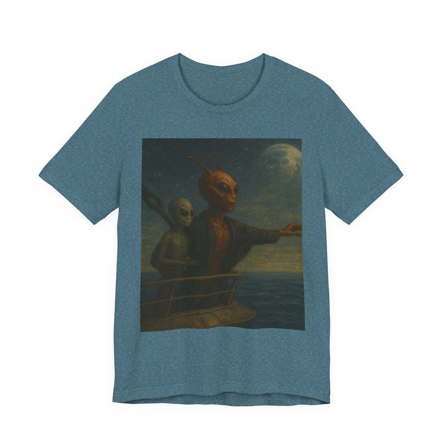Alien Voyage T‑Shirt — Vintage Surreal Art Tee