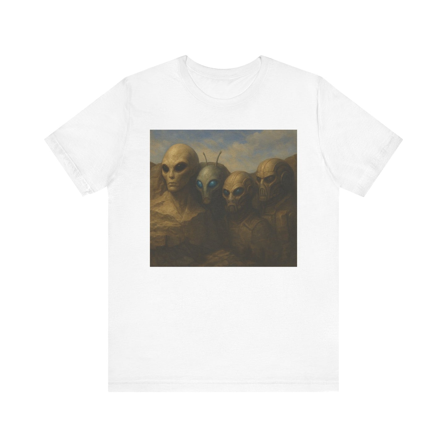 Alien Portrait T-Shirt — Vintage Sci‑Fi Art Tee