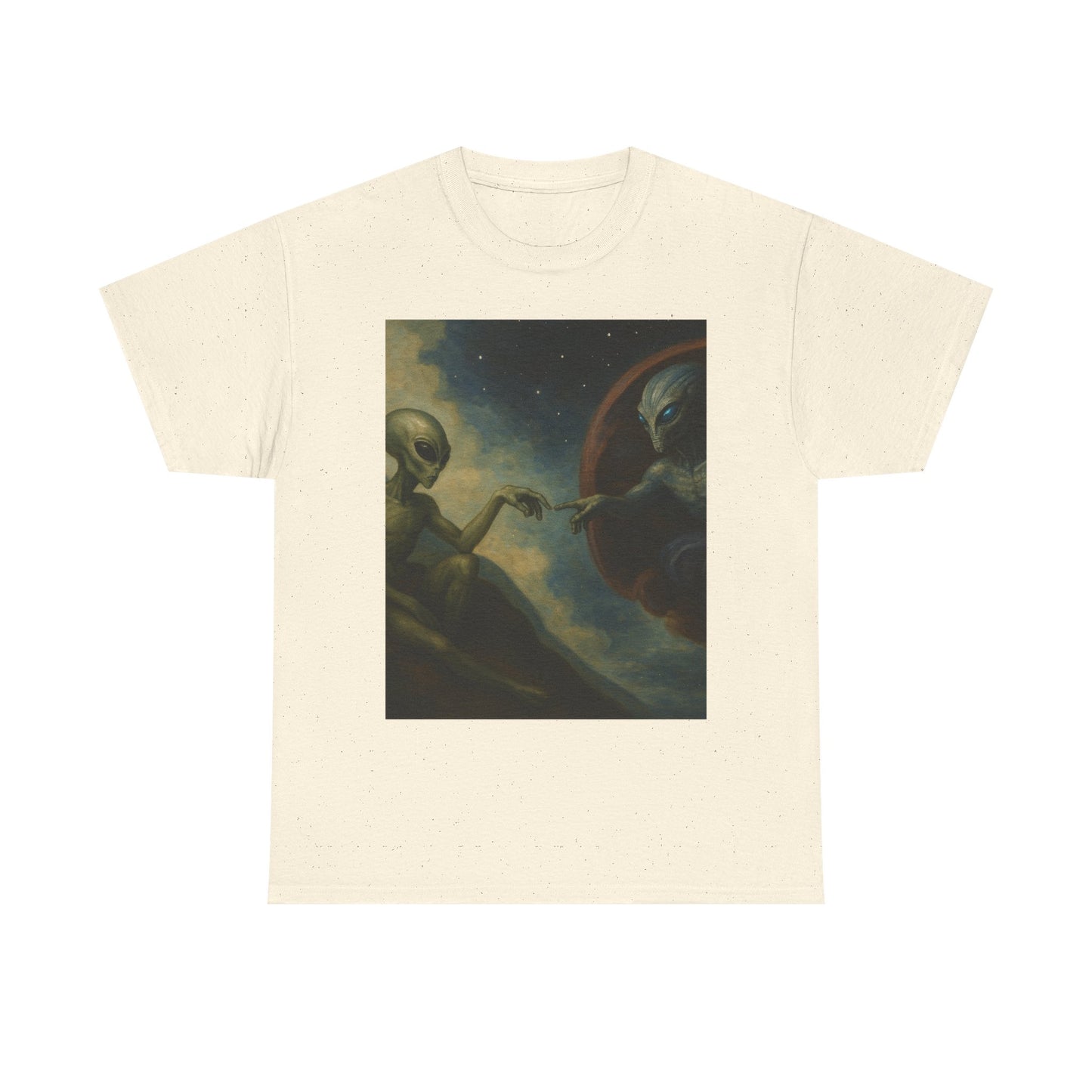 Alien Creation T-Shirt — Retro Cosmic Art Tee