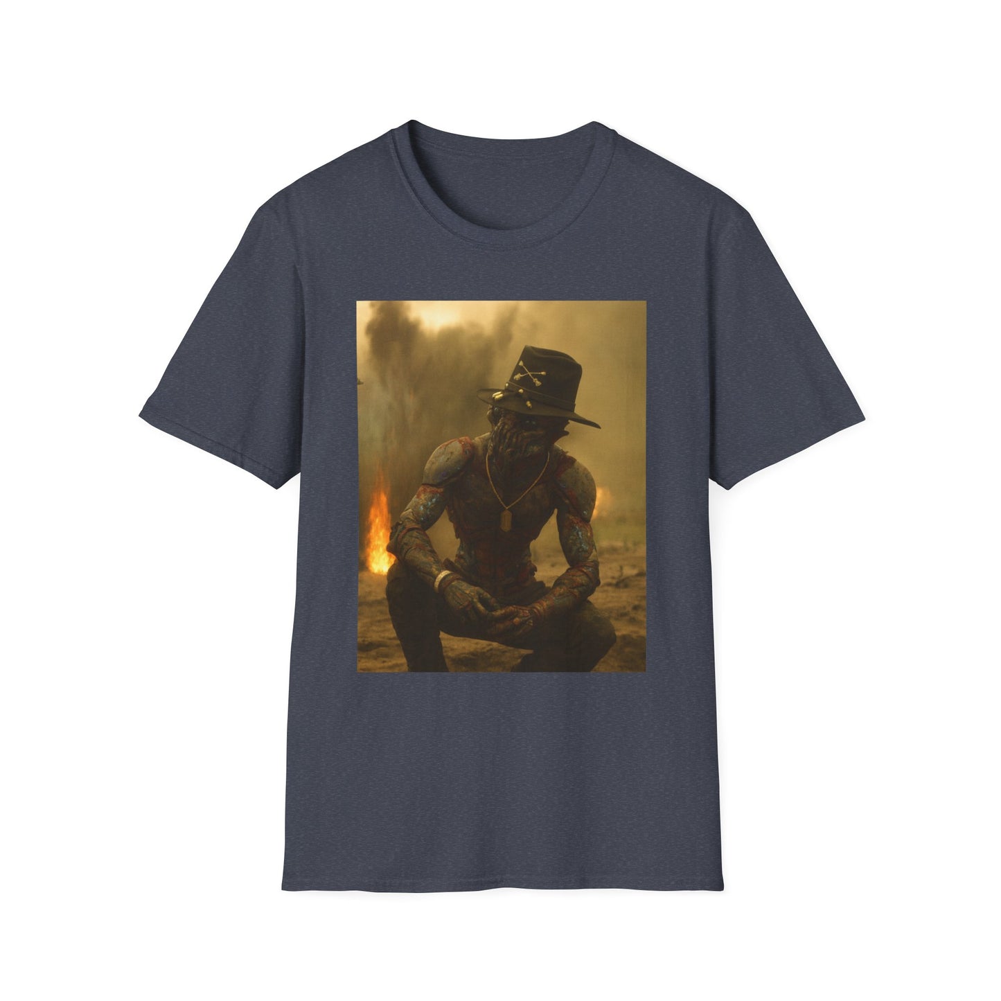 Graphic T-Shirt — Dark Cowboy Post-Apocalyptic Scene
