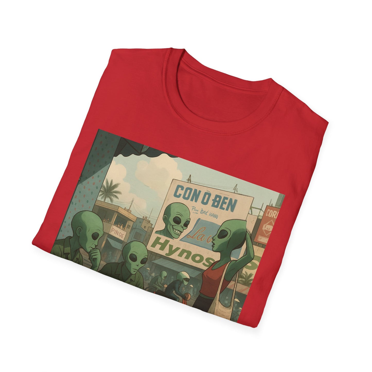 Alien Full Metal Jacket Graphic T-Shirt — Retro 'Con & Ben Hypnos' Illustration