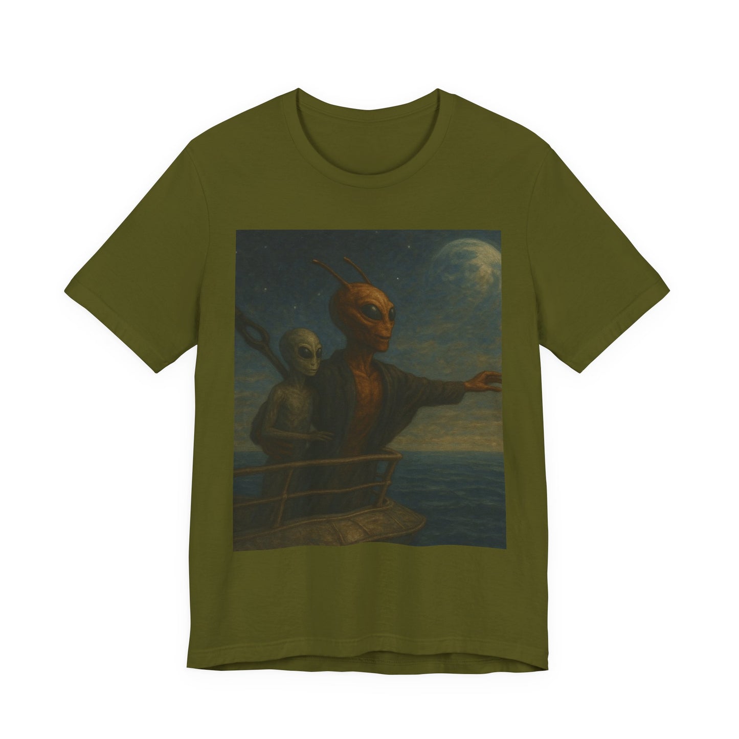 Alien Voyage T‑Shirt — Vintage Surreal Art Tee