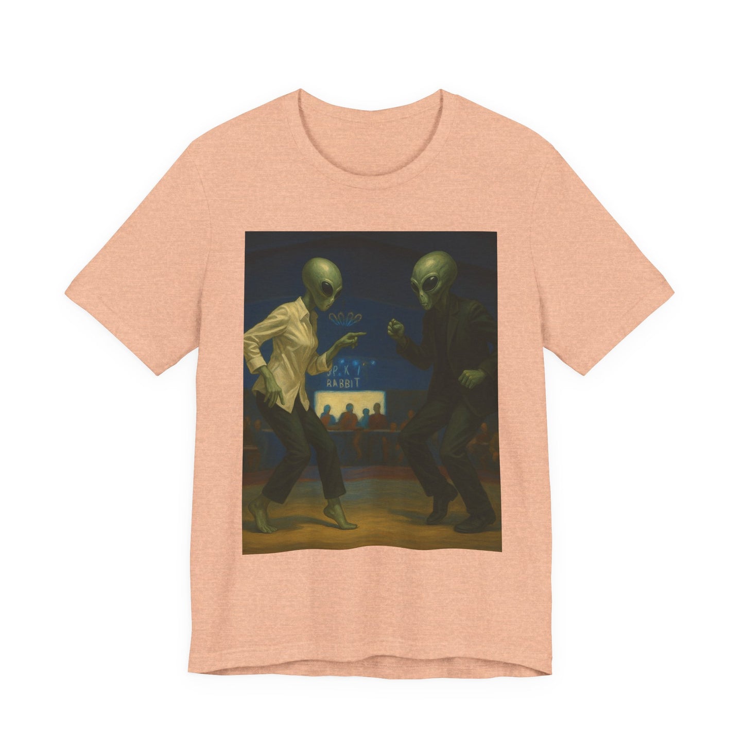 Graphic Tee — Vintage Moonlit Voyage Painting