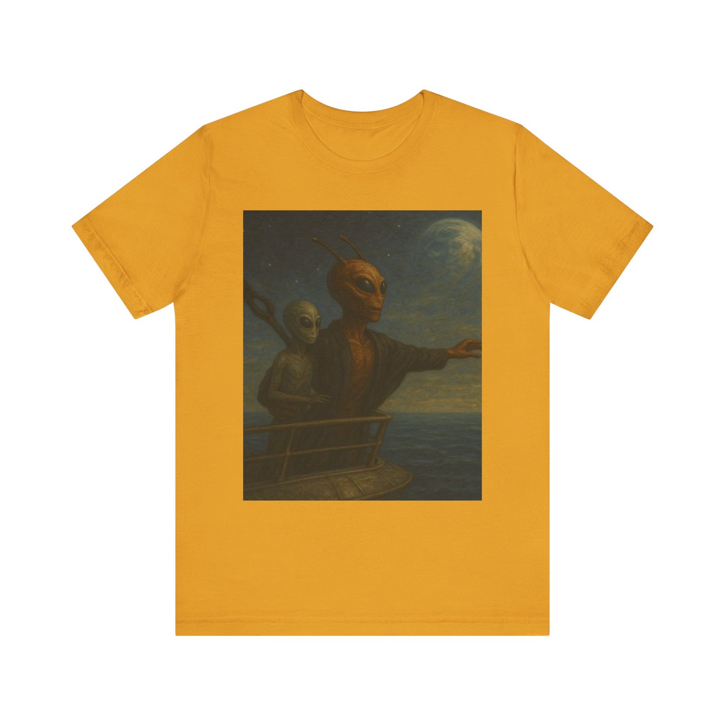 Alien Voyage T‑Shirt — Vintage Surreal Art Tee
