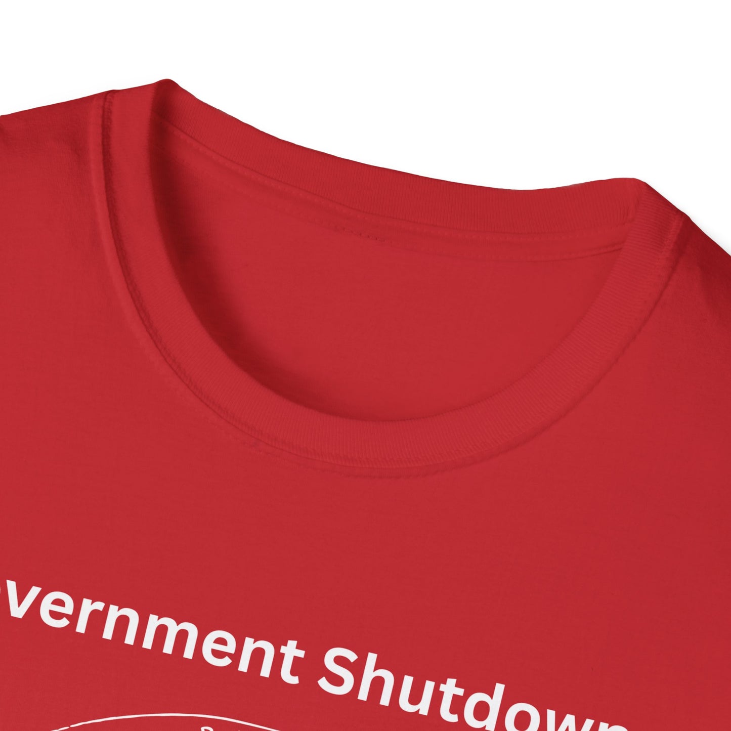Government Shutdown Didn't Notice T-Shirt — Capitol Graphic Political Humor Tee