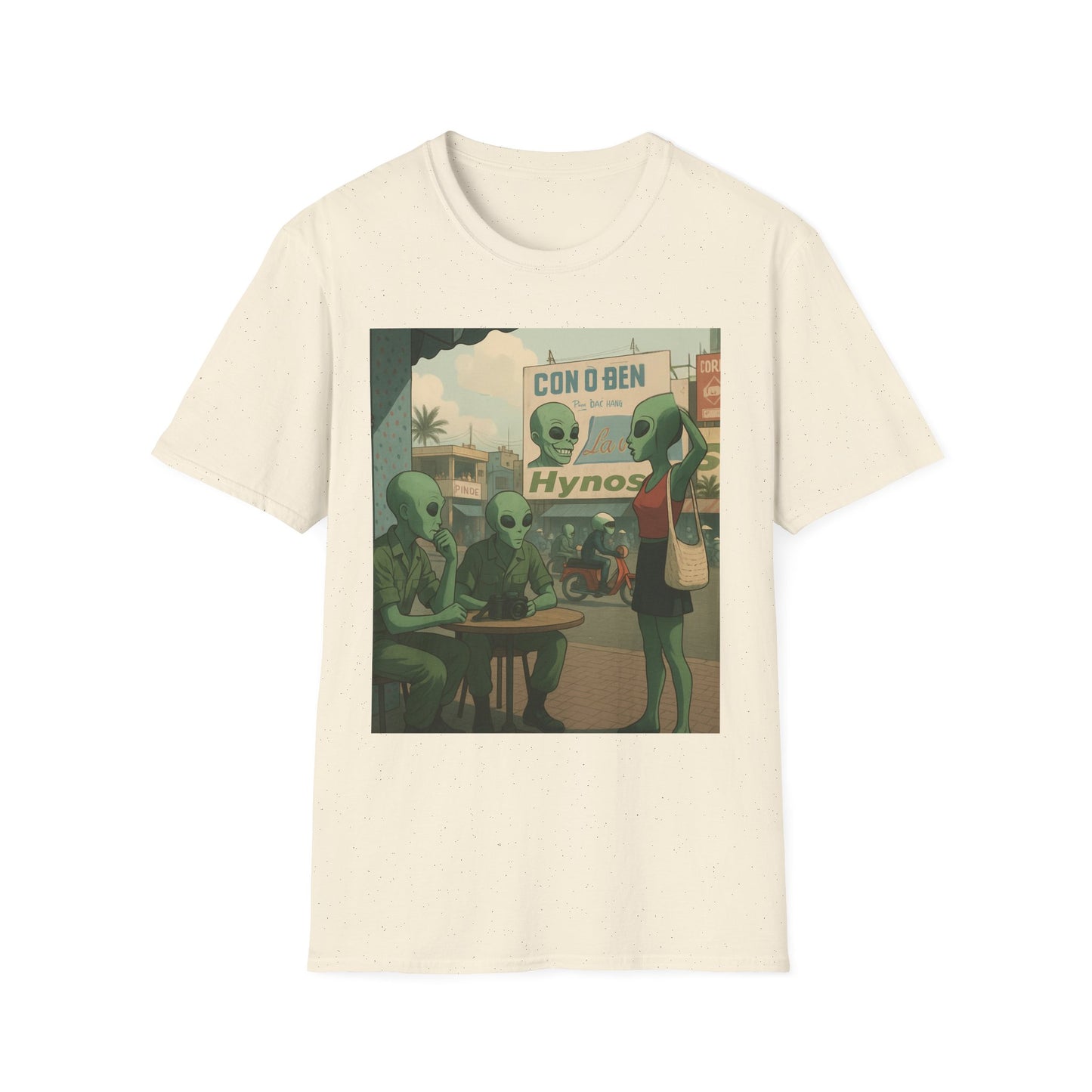 Alien Full Metal Jacket Graphic T-Shirt — Retro 'Con & Ben Hypnos' Illustration