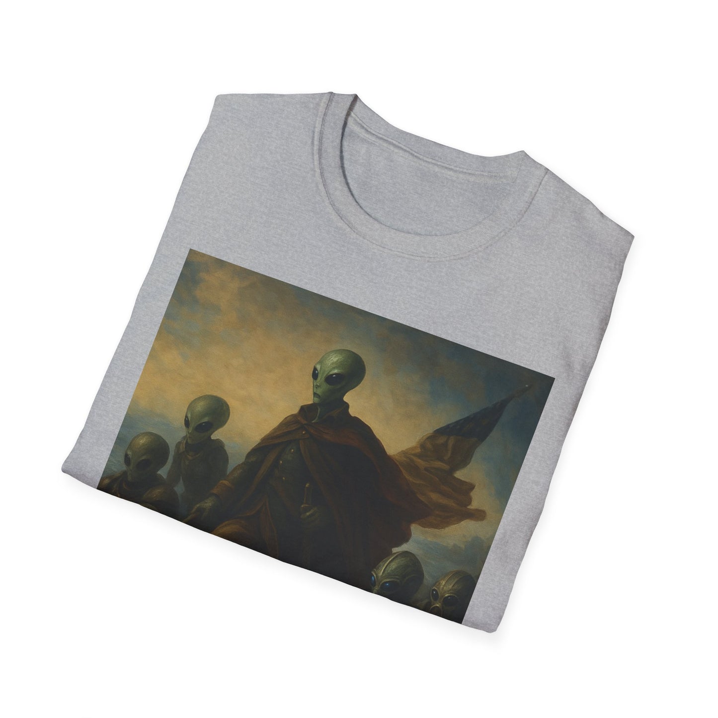 Alien Revolution T-Shirt — Vintage Portrait of Extraterrestrial Leaders
