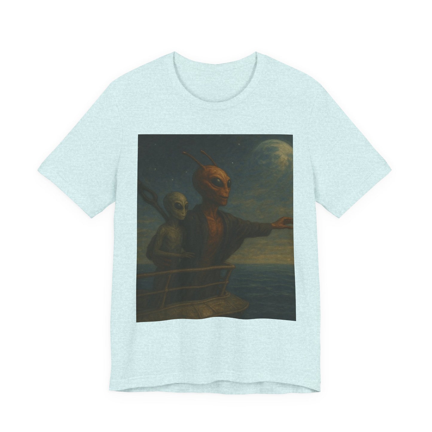 Alien Voyage T‑Shirt — Vintage Surreal Art Tee