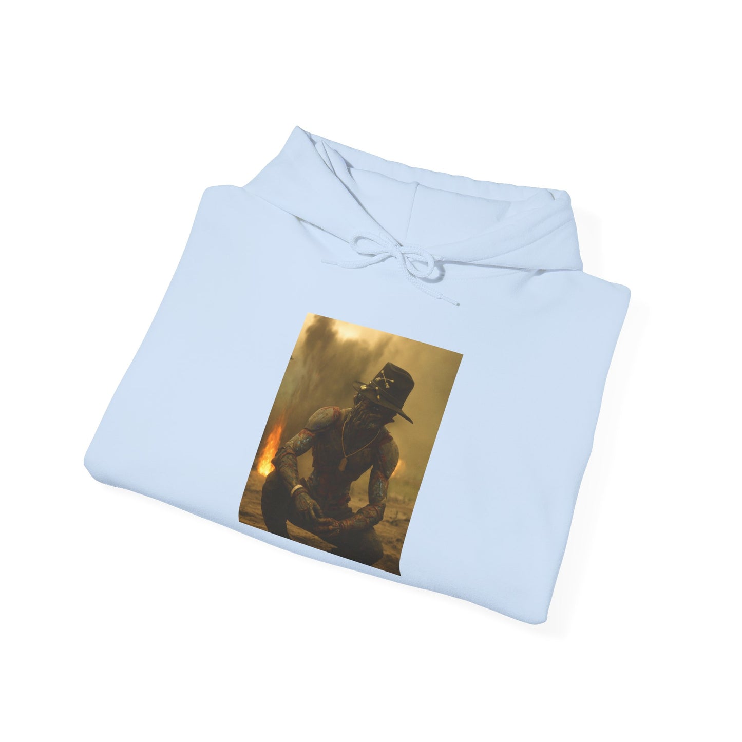 Vintage Western Cowboy Hoodie - Rustic Silhouette Pullover