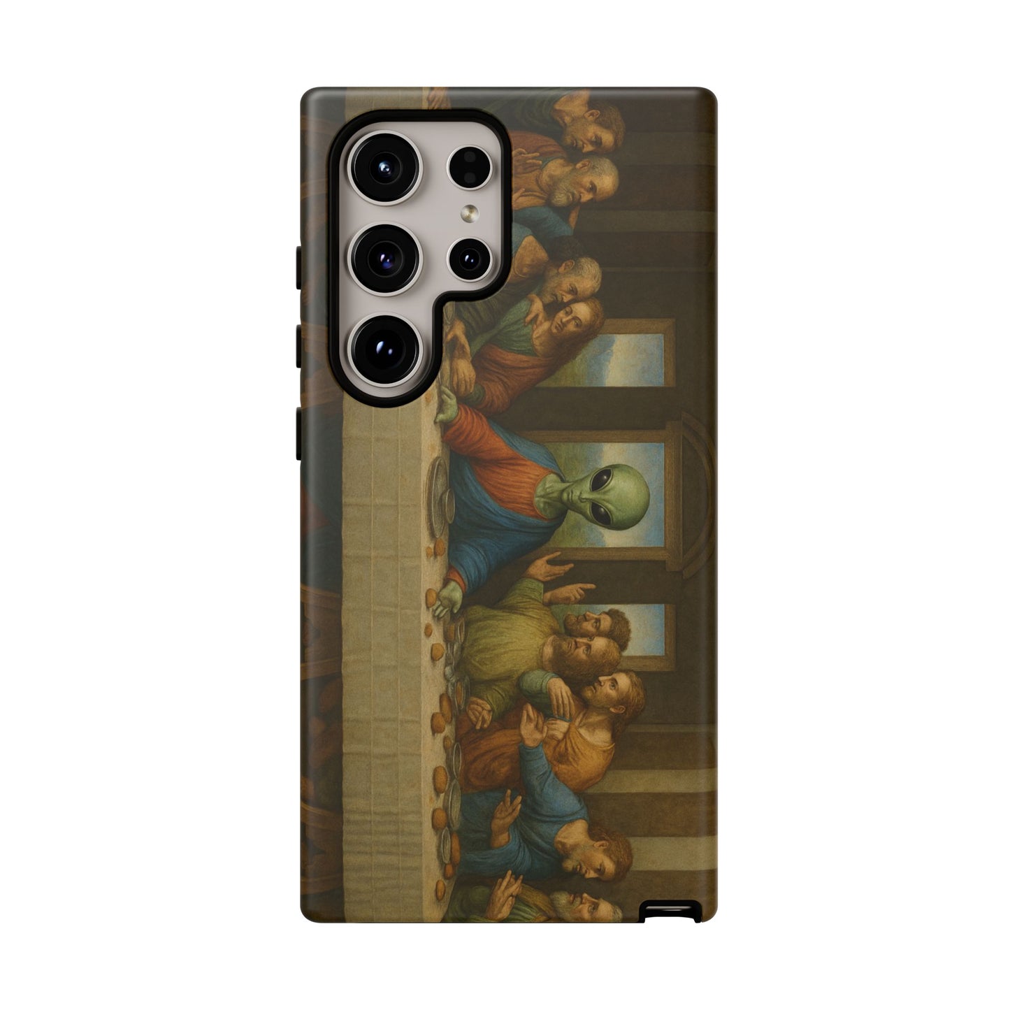 Phone Case - 'The Last Supper' Alien Parody Protective Cover