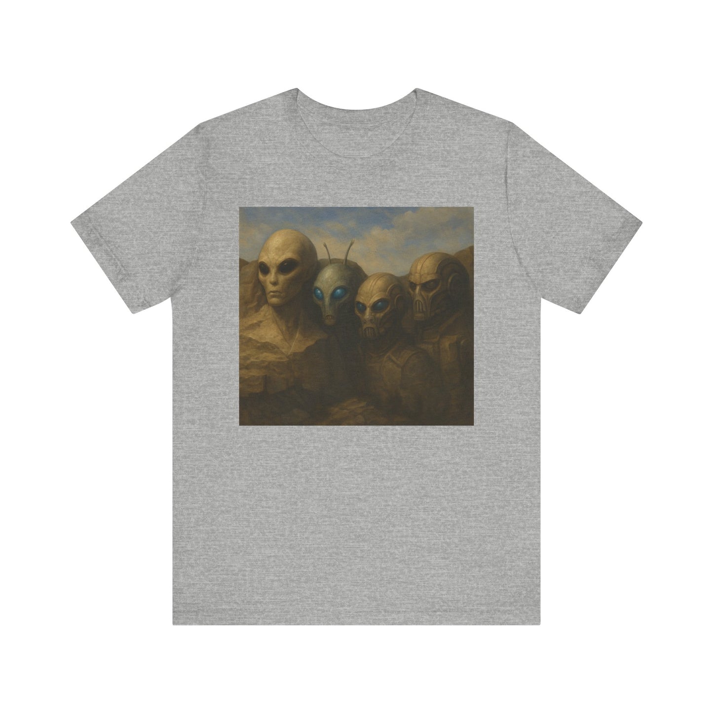 Alien Portrait T-Shirt — Vintage Sci‑Fi Art Tee