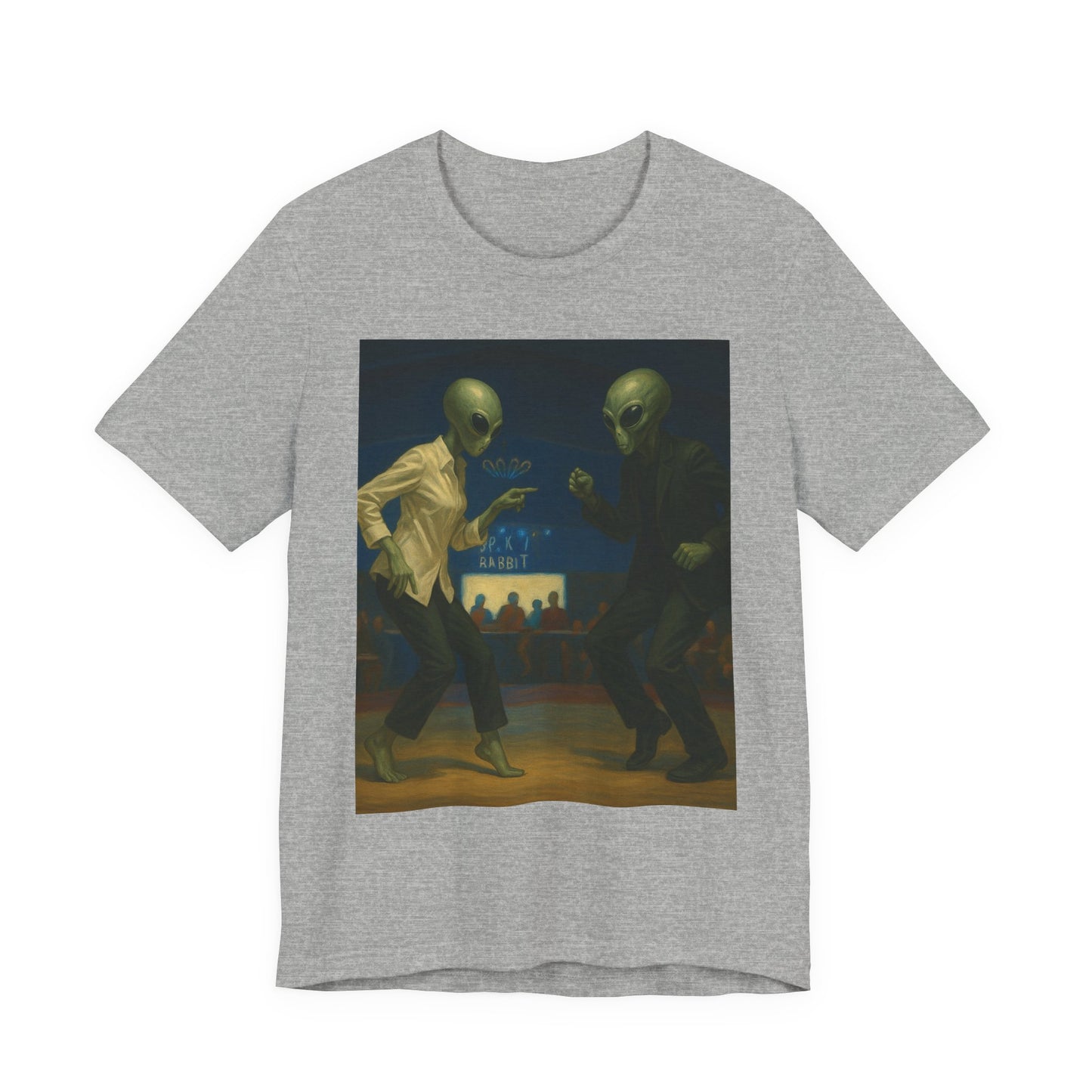 Alien Roadtrip T‑Shirt — Vintage UFO Welcome Scene Tee