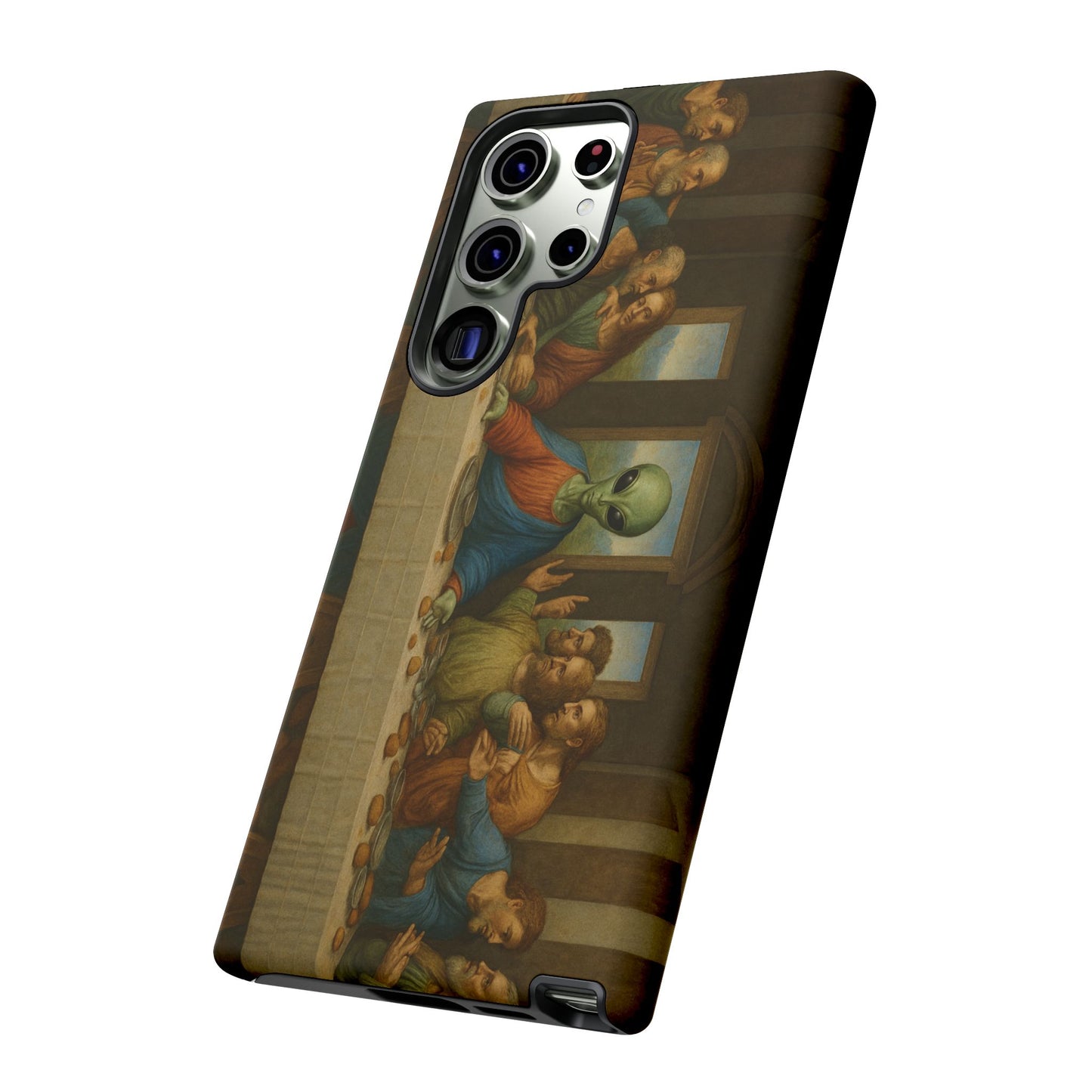 Phone Case - 'The Last Supper' Alien Parody Protective Cover