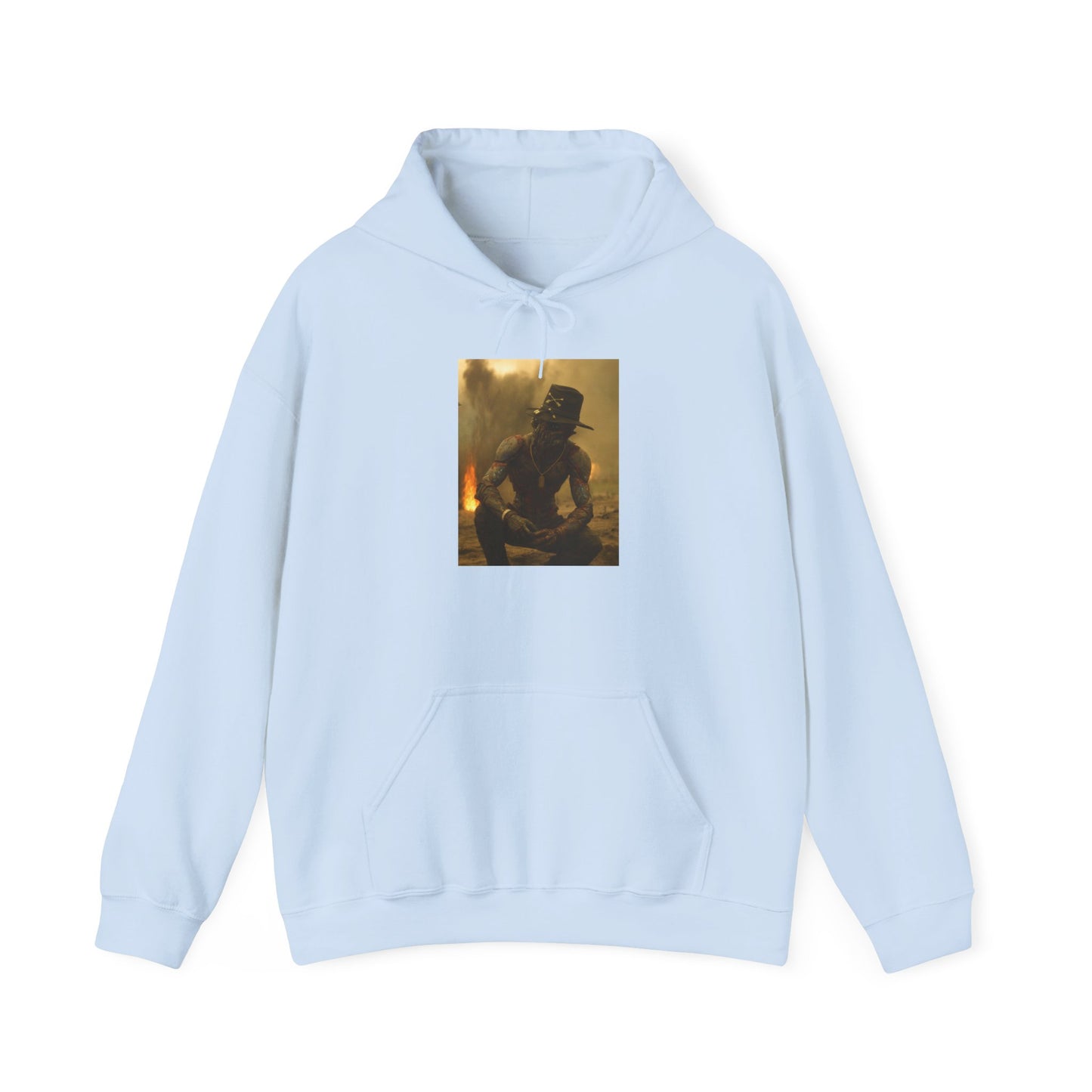 Vintage Western Cowboy Hoodie - Rustic Silhouette Pullover