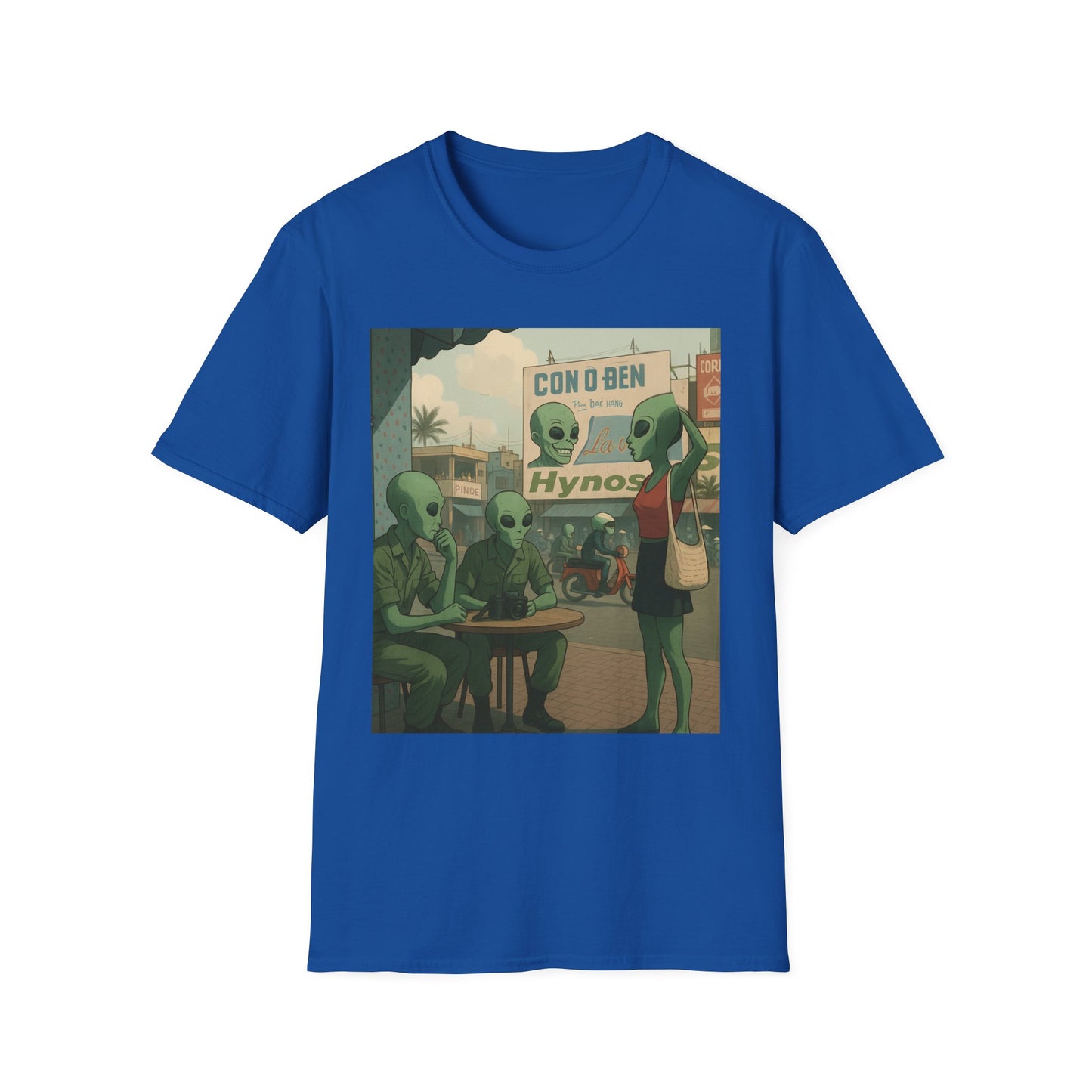 Alien Full Metal Jacket Graphic T-Shirt — Retro 'Con & Ben Hypnos' Illustration