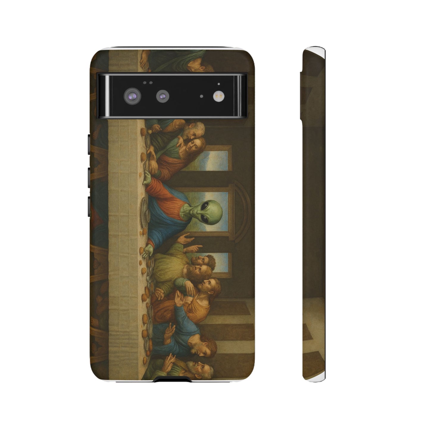 Phone Case - 'The Last Supper' Alien Parody Protective Cover